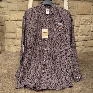 Men’s Wranger George Strait Button Down XL